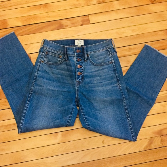 J. Crew Denim - J.Crew Vintage Straight Button Fly Jeans
